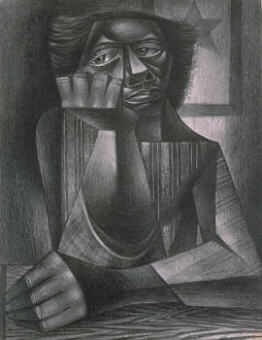 'Awaiting His Return' by Charles White (1945)