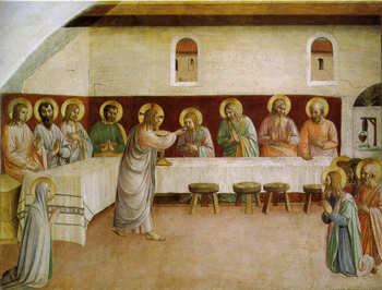 Comunione Degli Apostoli by Fra Angelico, 1440-1441.