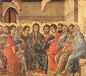 Duccio di Buoninsegna, Pentecost.