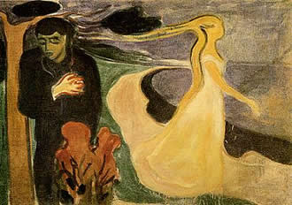 Separation, Edvard Munch, 1900.