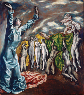 The Vision of Saint John (1608-1614), by El Greco.