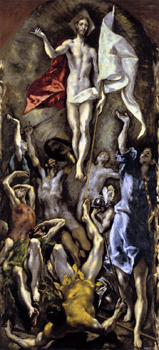 The Resurrection by El Greco, 1596-1600.