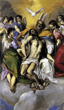 The Trinity by El Greco, 1577.