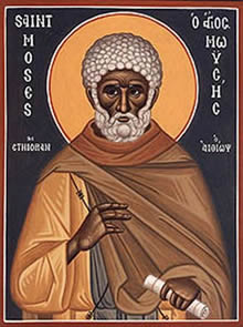 Ethiopian icon of Moses.