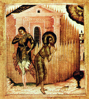 Execution of John the Baptist icon.