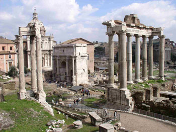 Rome's Forum, c. 200 CE.