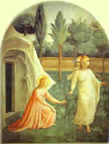 Fra Angelico's "Noli me tangere".