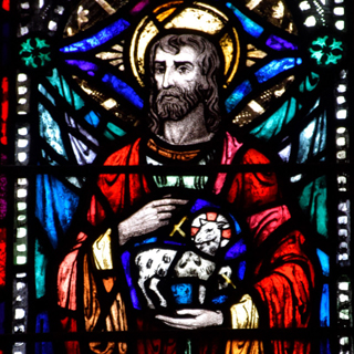 George Stellingwerf, St John the Baptist in stained glass.