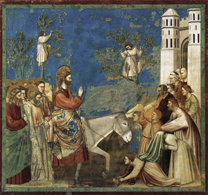 The Entry Into Jerusalem, by Giotto, 1305.