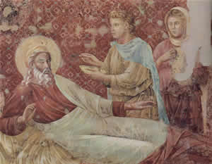 Isaac rejects Esau, Giotto di Bondone, 1290's.