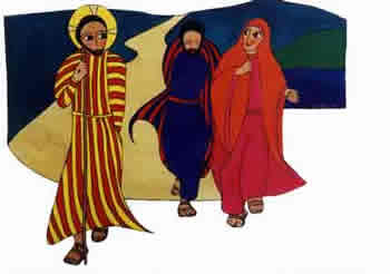 The Road to Emmaus by Gisele Bauche.