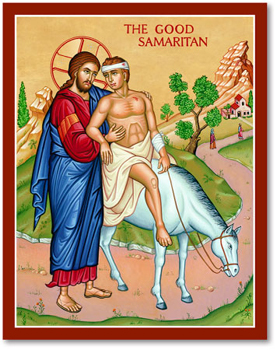Good Samaritan icon.