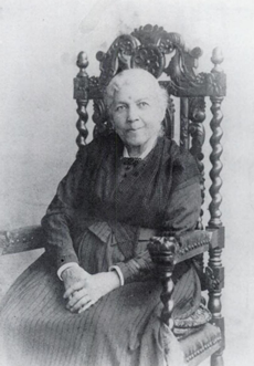 Harriet Jacobs (1813 - 1897): former slave, abolitionist, and author of "Incidents in the Life of a Slave Girl" (1861).