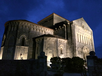 Church of St. Radegonde built in 1094, Talmont-sur-Gironde.