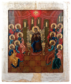 18th Century Icon of Pentecost.