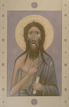 Icon of St. John the Baptist, 2016.