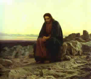 Ivan Kramskoy, "Christ in the Desert."