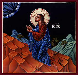 Christ in Gethsemane.
