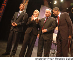 Sojourner's Jim Wallis hosts Democratic presidential candidates.