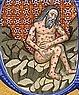 Job afflicted with leprosy, 15th century unknown.