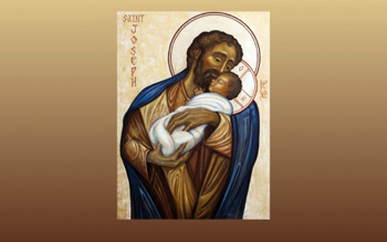 Joseph and the Christ Child.