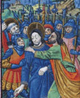 14th century illuminated mss. of Judas.