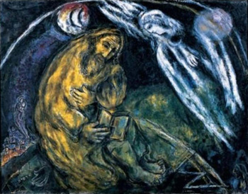 Marc Chagall, The Prophet Jeremiah.