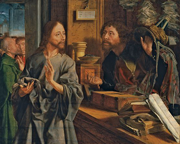 Marinus Van Reymerswaele, The Calling of Saint Matthew (c.1530).