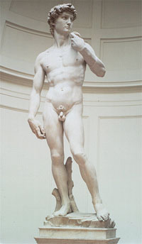 Michelangelo's David.