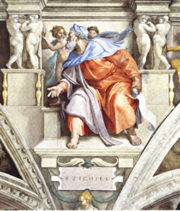 Ezekiel by Michaelangelo.