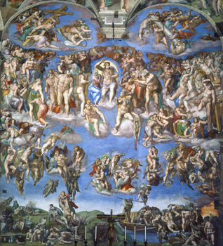 The Last Judgment by Michelangelo (1536-1541).