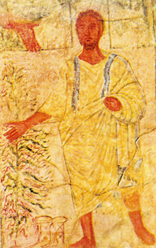 Moses and the Burning Bush, Dura Europas Synagogue, c. 250.