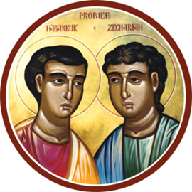 Prophets Habakkuk & Zechariah, by contemporary Nicholas Papas.