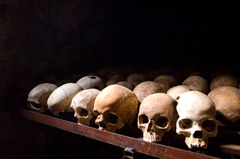 Nyamata Genocide Memorial, Rwanda.