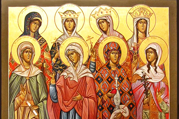 Women saints.