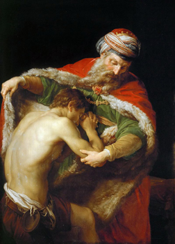 "Parable of the Prodigal Son," painting by Pompeo Batoni.