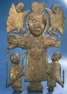 St John's Crucifixion Plaque, 7th century Ireland.
