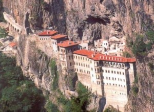 Sumela Monastery in Turkey.