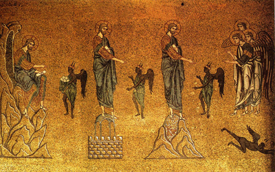 Temptations of Christ, San Marco.