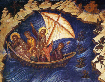 Thalass Galil Jesus Calms the Storm.