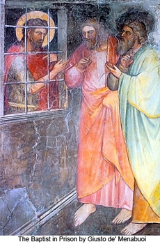 The Baptist in Prison by Giusto de Menabuoi.