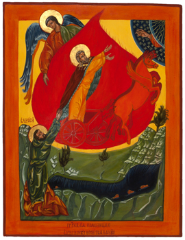 The Fiery Ascent of Elijah.