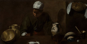 The Kitchen Maid by Velázquez, the Art Institute of Chicago.
