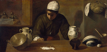 The Kitchen Maid by Velázquez, the National Gallery of Ireland.