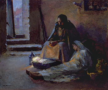 The Nativity by Gari Melchers (1860-1932).