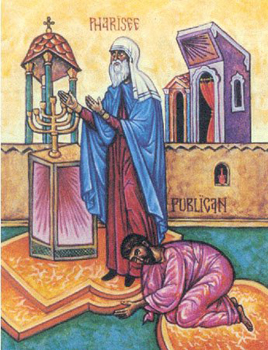 The Tax Collector and the Pharisee and the Lenten Triodion.
