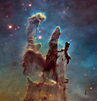 Three-Light-Year-Tall Pillar of Gas and Dust.  NASA Hubble Space Telescope.