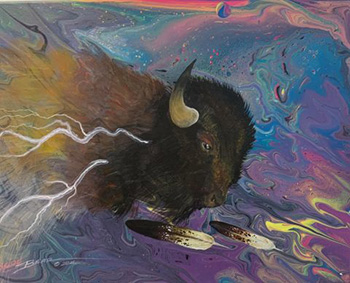 Eugene Ridgely, Jr. (Northern Arapaho), Thunderhead (c.2021).