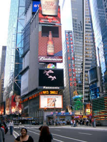 Times Square, New York.