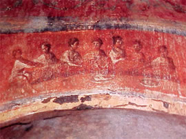 Women celebrate the eucharist.